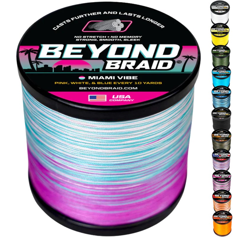 Beyond Braid Miami Vibe 500 Yards 15LB - Image 1